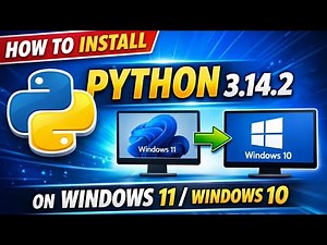 How to Install Python 3.14.2 on Windows 11 or Windows 10|Python Latest Version Install on Windows