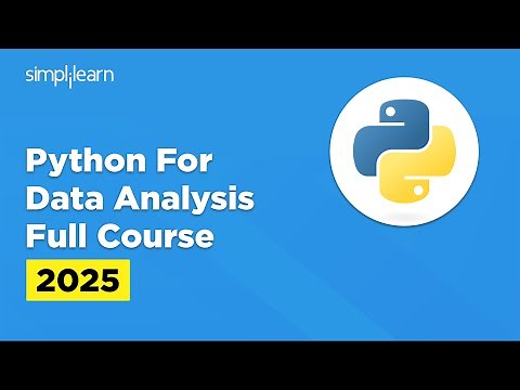 Python For Data Analytics Full Course 2026 | Python Data Analytics For Beginners | Simplilearn