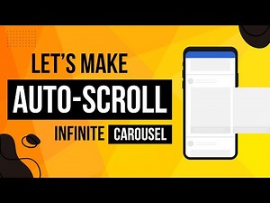 Auto Scrolling Infinite Carousel - iOS 18 - Xcode 16