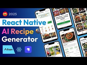 React Native Project | Build Full Stack React Native App with Expo, & Strapi | AI Recipe Generator