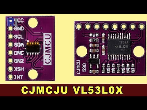 Using CJMCU VL53L0X ToF using laser to measure distance with Arduino RJT110