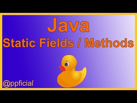 Static Methods and Fields in a Java Class - Static Method VS. Instance Method - APPFICIAL