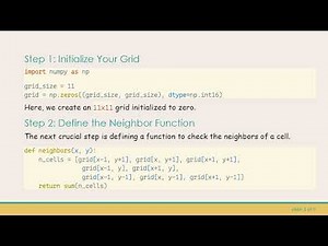 Mastering Coloring and Animating an Array in Python: A Guide to Implementing Conway's Game of Life