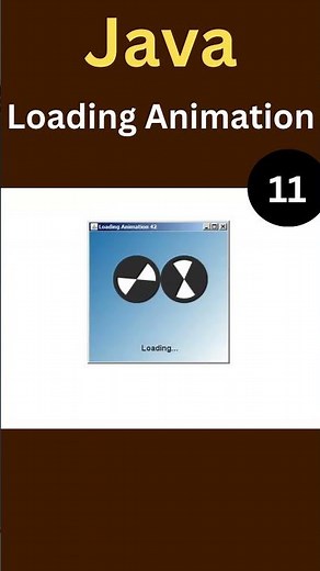 Java Swing: Create a Rotating Wheels Loading Animation