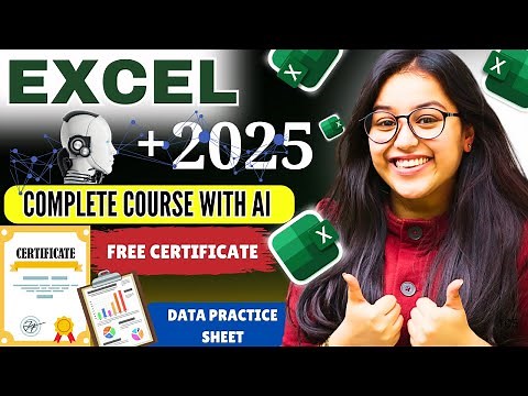 ZERO to HERO in Excel! 📈 Full Step-by-Step Course with AI