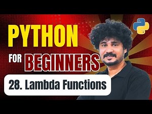 Python for Beginners | 28 Lambda Functions in Python