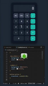 JavaScript Calculator UI | Fast & Functional! #webdevelopment #coding #javascript
