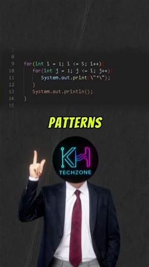 Print Star Patterns in Java Using Nested Loops