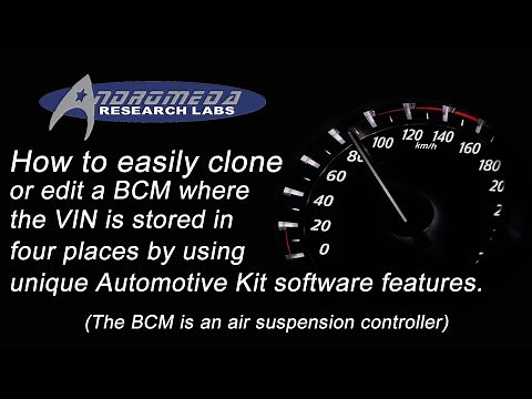 How to clone BCM Modules or VIN change/VIN edit a BODY CONTROLLER with the VIN stored in four places