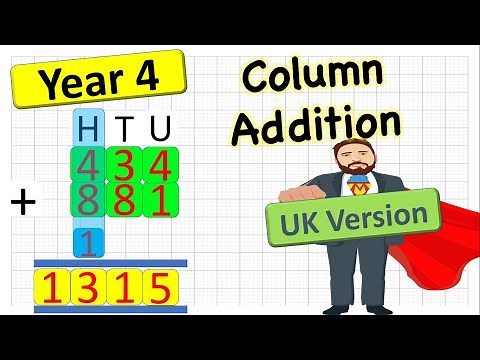 Column Addition Year 4