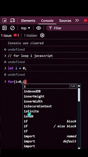 JavaScript for Loop Explained in 5 Seconds ⏱️#shorts #youtubeshorts