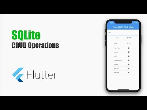 #Google's Flutter Tutorial - SQLite CRUD Operations (coderzheaven.com)