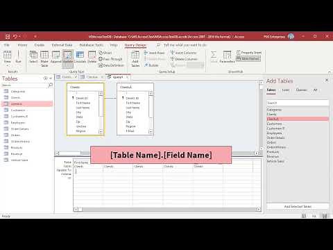 Update a Table with values from another Table in MS Access - Office 365