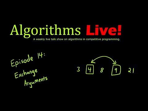 Episode 14 - Exchange Arguments