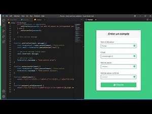 Comment Créer un Formulaire Professionnel avec JavaScript (Validation incluse)