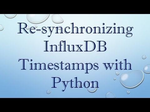 Re-synchronizing InfluxDB Timestamps with Python
