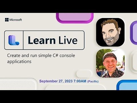 Learn Live - Create and run simple C# console applications
