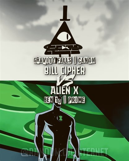 Bill Cipher vs Alien X | feito por meu mano @Gabriel_4ever