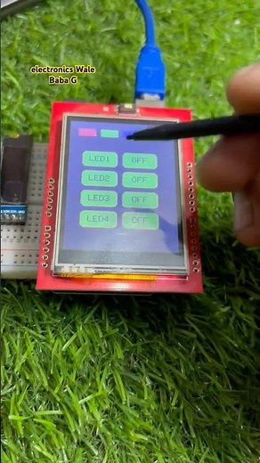 Touch TFT Display for Arduino UNO #diy #shortsfeed #arduino #arduinoproject #youtubeshorts #iot
