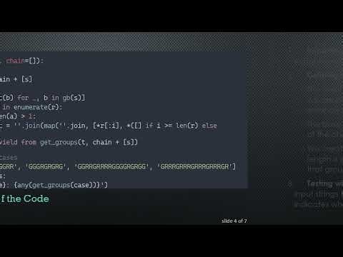 Recursive Elimination of Character Groups in a String in Python: A Clear and Concise Guide