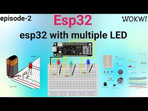 ESP32 Multiple LED Control | DIY LED Patterns with ESP32 Tutorial