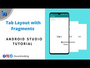 Tab Layout with Fragments in Android Studio || Tab Layout with ViewPager || Tab Layout || 2021
