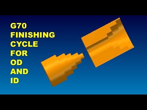 CNC LATHE PROGRAMMING LESSON 3 - G70 FINISHING CYCLE