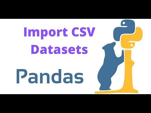 How To Import Csv Datasets in Python Pandas