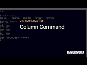 How to Use the column Command in Linux | Format Output into Neat Columns Easily