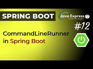 Spring Boot CommandLineRunner Example ‪@JavaExpress‬