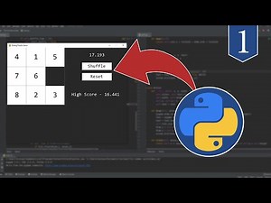Sliding Puzzle Game in Python using Pygame and Object Oriented Part 1