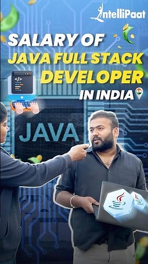 Java Full Stack Developer Salary | Java Developer Salary & Skills Needed | Intellipaat #shorts #java