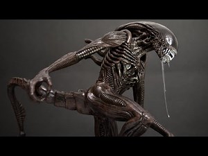 ALIEN Xenomorph Statue Painting | TIMELAPSE