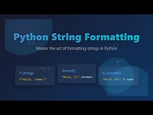 Python String Formatting: f-strings, .format(), and % Operator Explained!