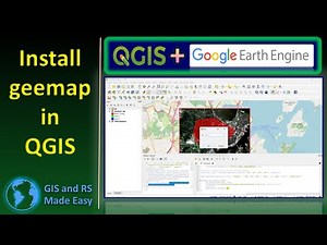 How to Install and Use geemap Python Package in QGIS | Use Google Earth Engine in QGIS