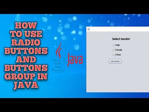 Java Radio Button | How to use radio button in java netbeans | Radio Buttons in Java