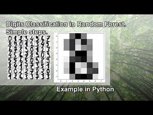 Digits Classification with Random Forest Example in 10 minutes