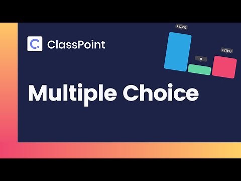 Interactive Multiple Choice Quiz in PowerPoint [ ClassPoint Tutorial ]
