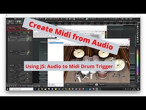 Using JS Audio to midi drum trigger