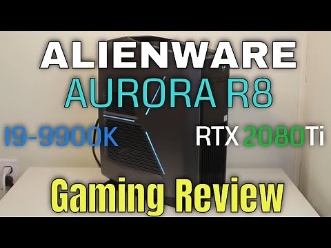 Alienware Aurora R8 Ultimate Gaming Desktop Full Gaming Review Intel I9-9900K with RTX 2080 Ti 2020