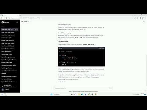 how to stop python script in vs code