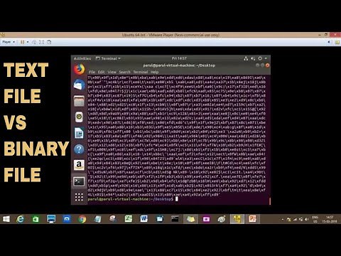 PYTHON TUTORIAL 17: HOW TEXT FILE IS DIFFERENT FROM BINARY FILE|TEXT FILE VS. BINARY FILE