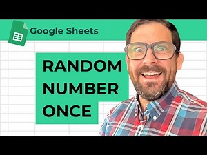 How To Generate Random Number Once in Google Sheets