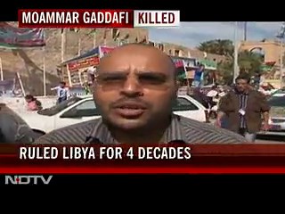 Libyan dictator Gaddafi killed