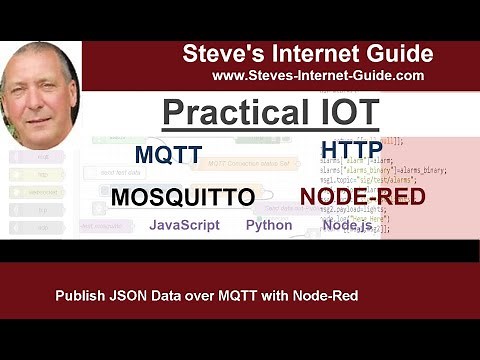 Publish JSON Data over MQTT with Node-Red