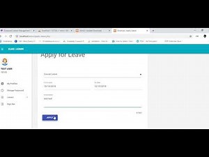 Employee Leaves Management System -ELMS Part 2