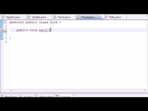Java Programming Tutorial - 58 - Abstract and Concrete Classes