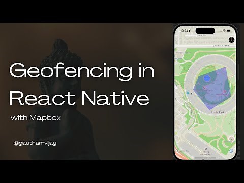 Geofencing in React Native with Mapbox with Background Geolocation Tracking