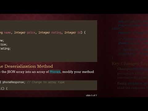 How to Convert a JSON Array into a Java Object Class