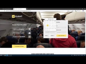 ONLINE TICKETING SYSTEM RESPONSIVE USING HTML, CSS & JAVASCRIPTS